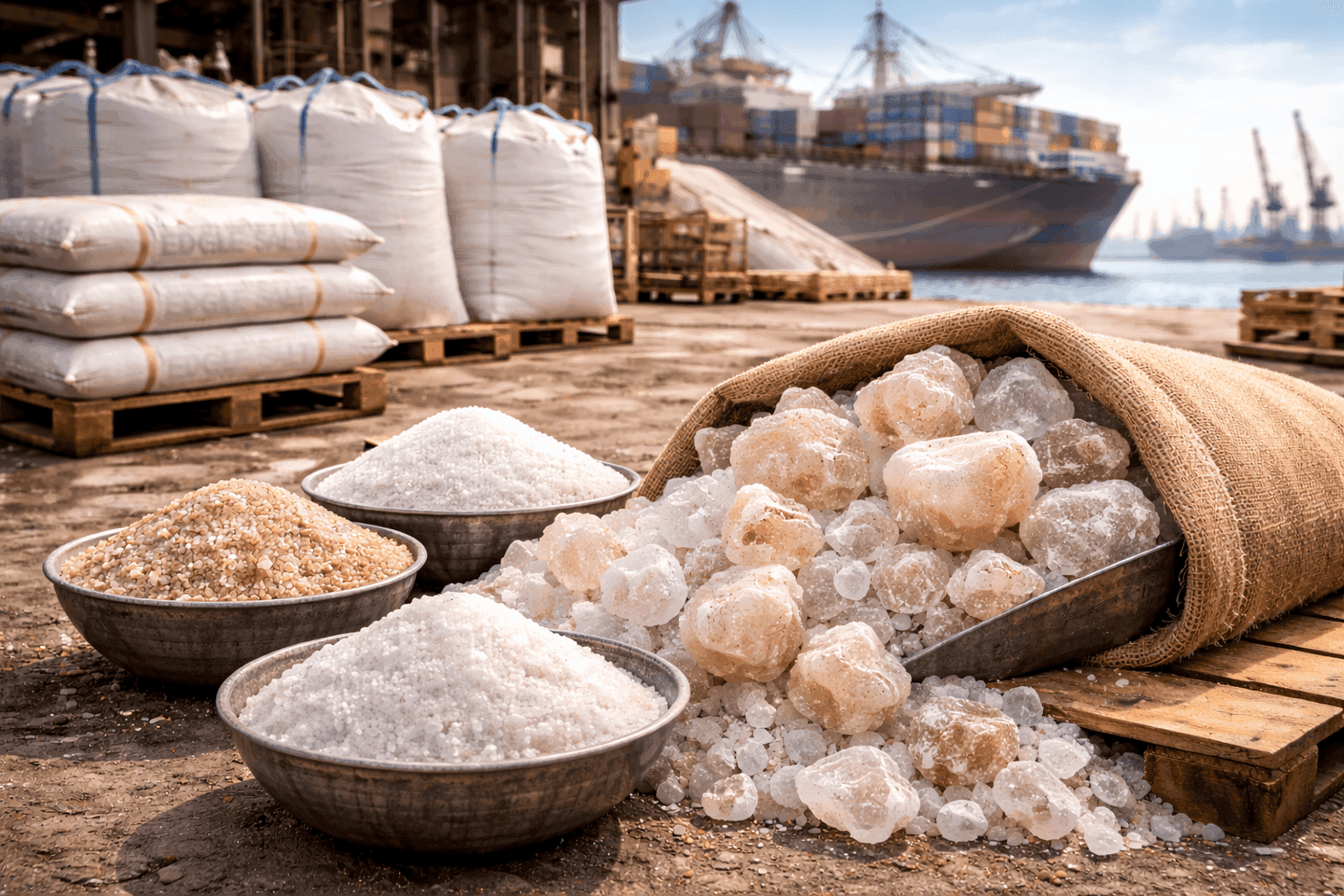 Exportateur de Sel Alimentaire en Guinée Équatoriale – Port de Bata