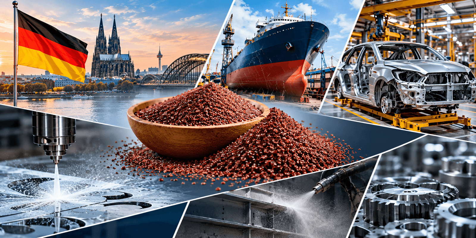 Garnet Abrasive Manufacturer vs Distributor Germany