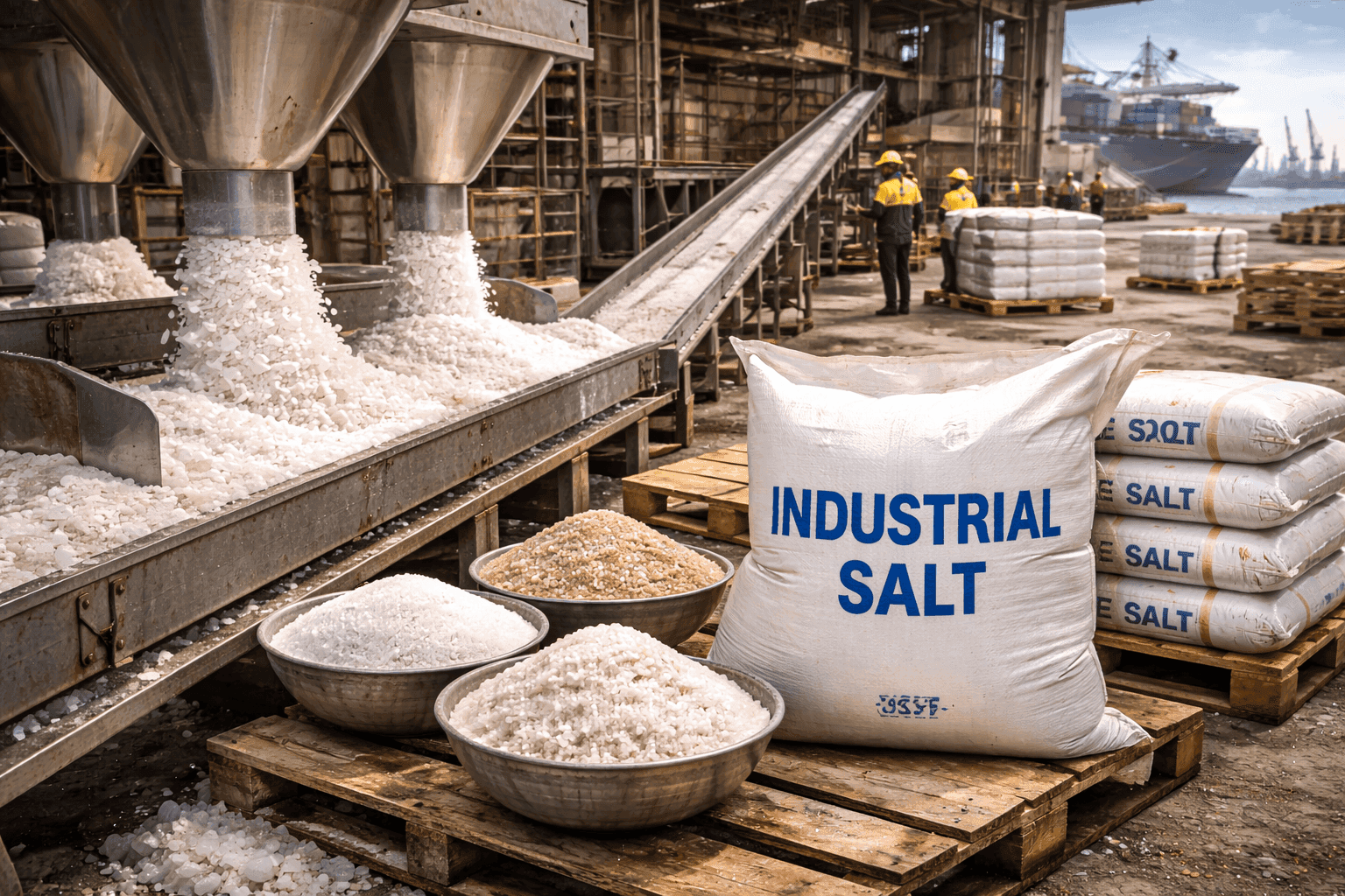 Sel pour Industrie Alimentaire en République du Congo – Port de Pointe-Noire