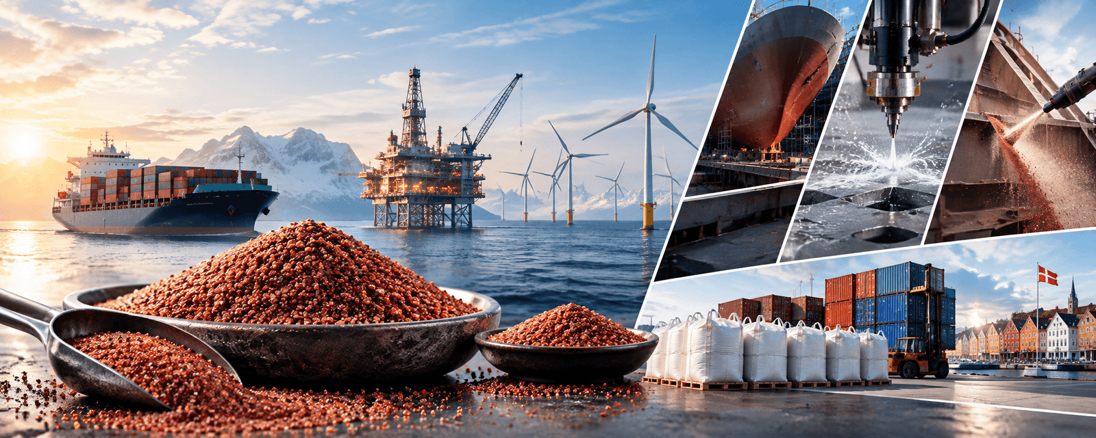 Garnet Abrasive Supplier Denmark Scandinavia
