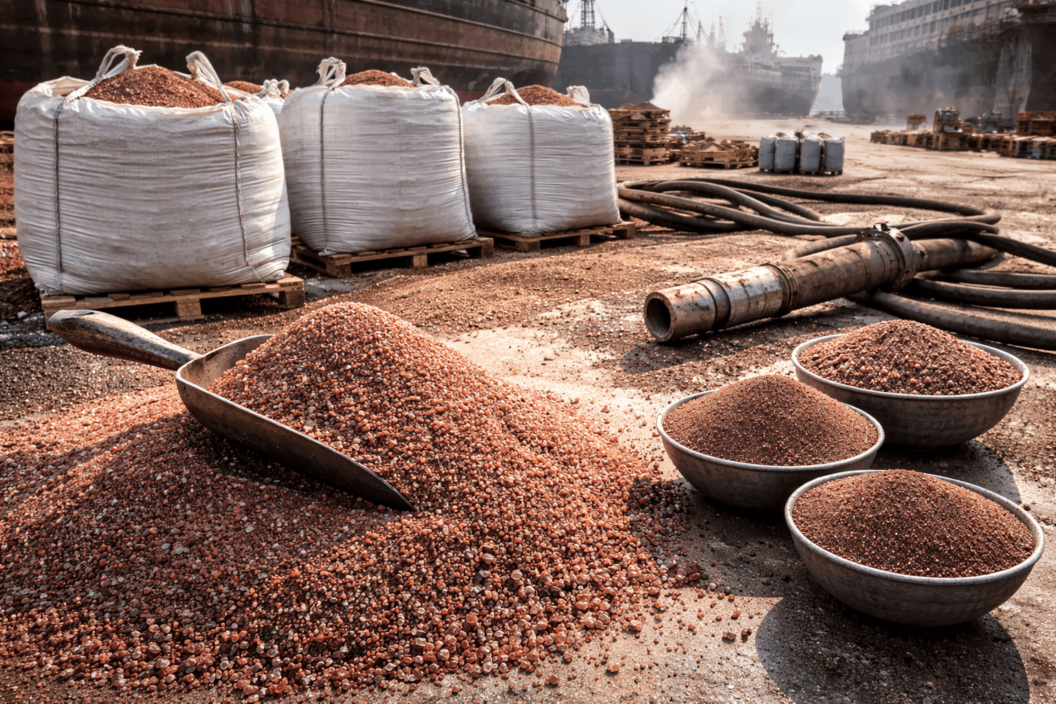 Sand Blasting Garnet Exporter in Qatar